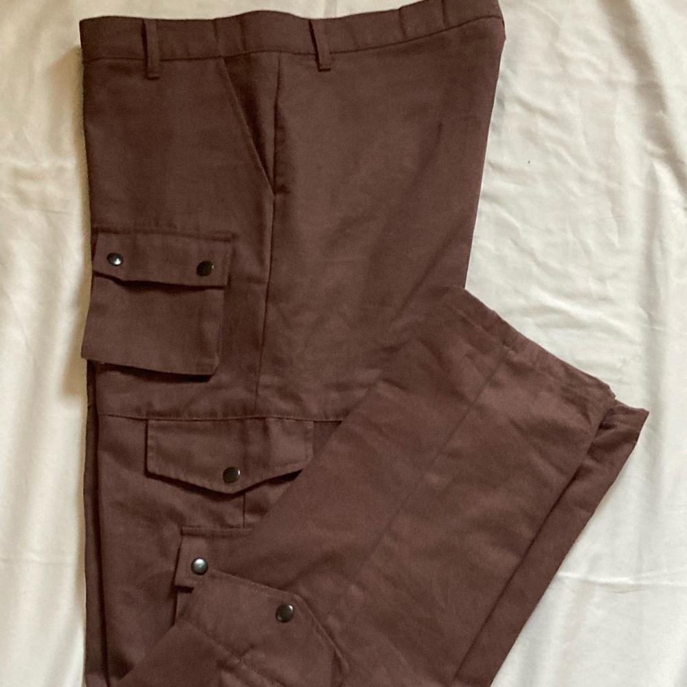Boohooman Cargo Pants Brown Casual
